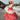 Feyra Red Floral Hand Block Print Tiered Maxi Dress