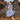Nerine Floral Block Print Cotton Long Maxi Dress